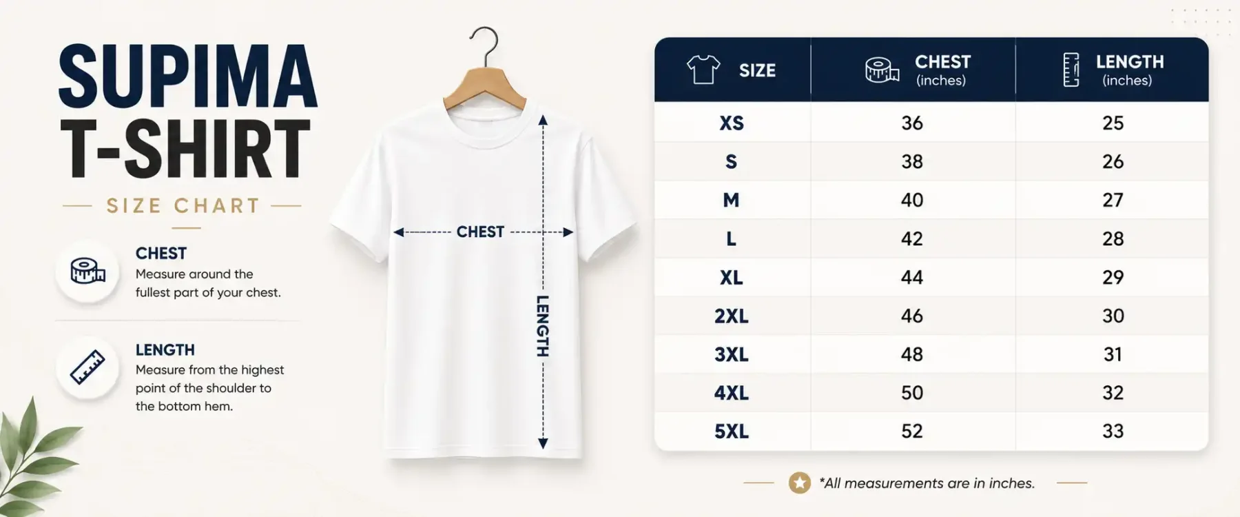 Supima Cotton Tshirt banner