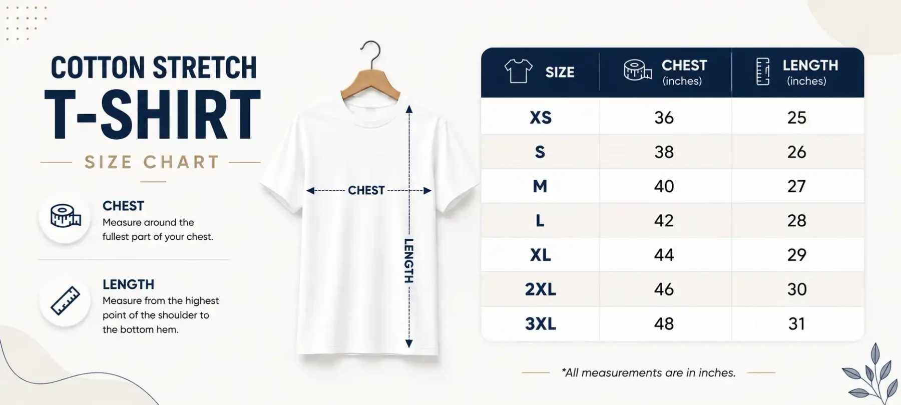 Cotton Stretch Tshirt banner