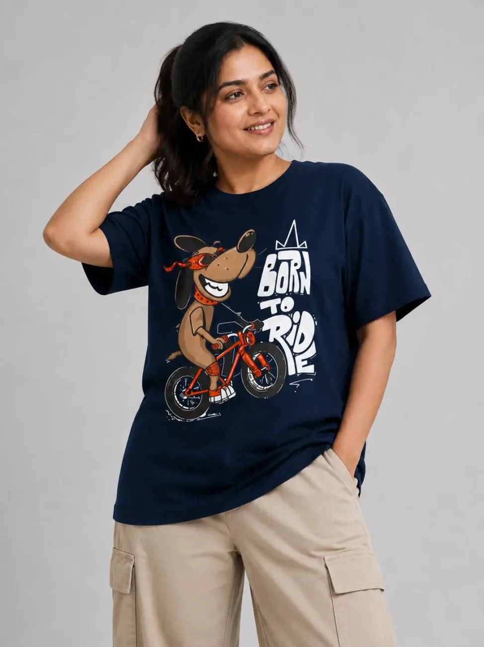Born to Ride Supima Cotton Plus Size T-Shirt