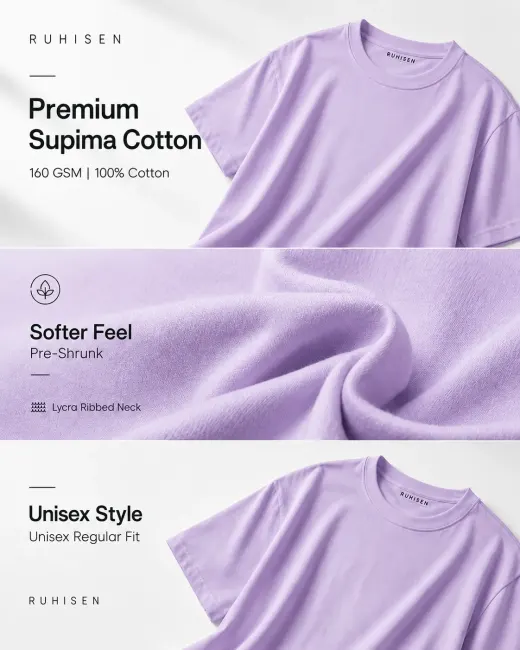 Chaos But Cute Supima cotton oversized T-shirt with chest graphic, front view, unisex style