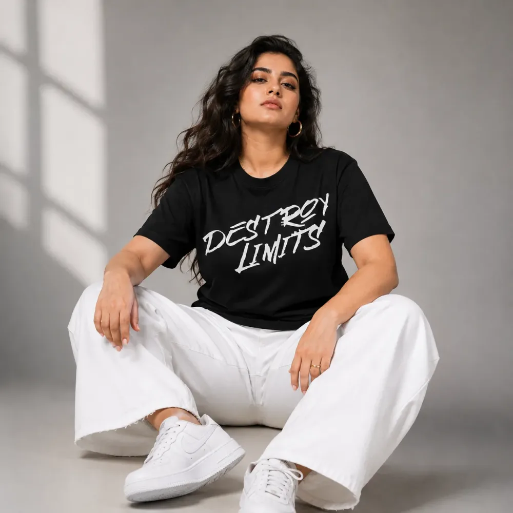Destroy Limits Supima Cotton Plus Size T-Shirt