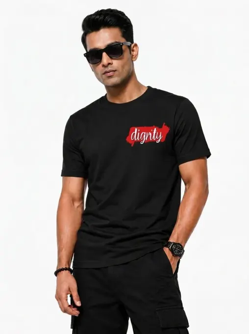 Dignity Statement Tee — Supima cotton t-shirt