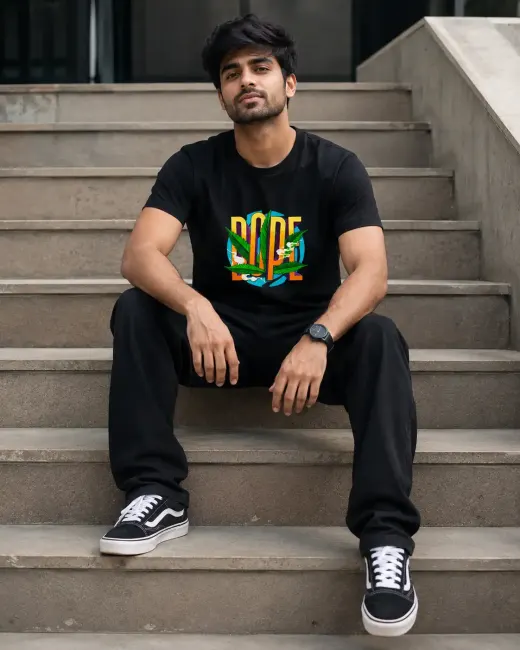 DOPE Typography Graphic Supima Cotton T-Shirt
