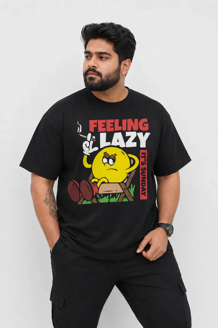 Feeling Lazy Supima Cotton Plus Size T-Shirt