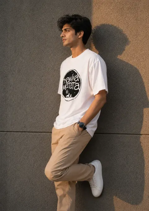 Hakuna Matata graphic Supima cotton t-shirt product image