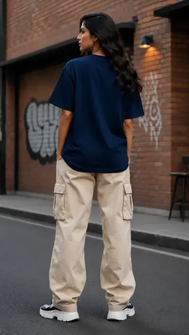 Happiness oversized graphic t-shirt with front graphic and relaxed oversize fit