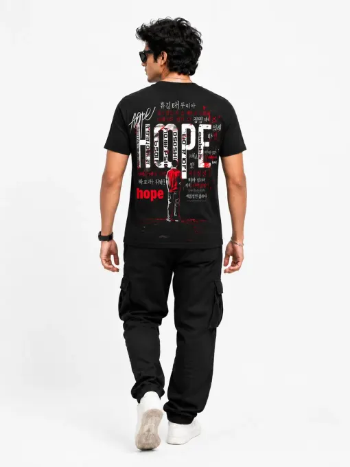 Hope Statement tee — Supima cotton t-shirt with 'Hope' chest print