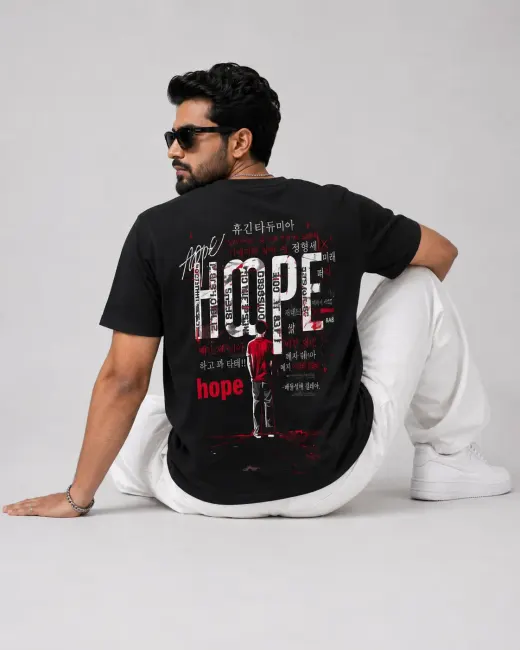 Ruhisen Hope Supima cotton plus-size T-shirt — front view