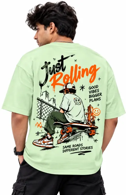 Just Rolling Oversized T-Shirt