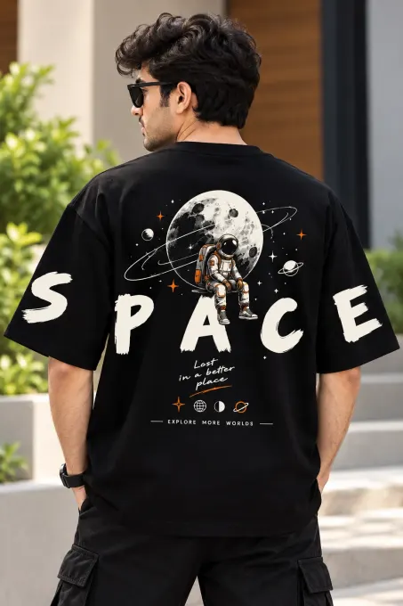 Lost in Space Astronaut Oversized T-Shirt