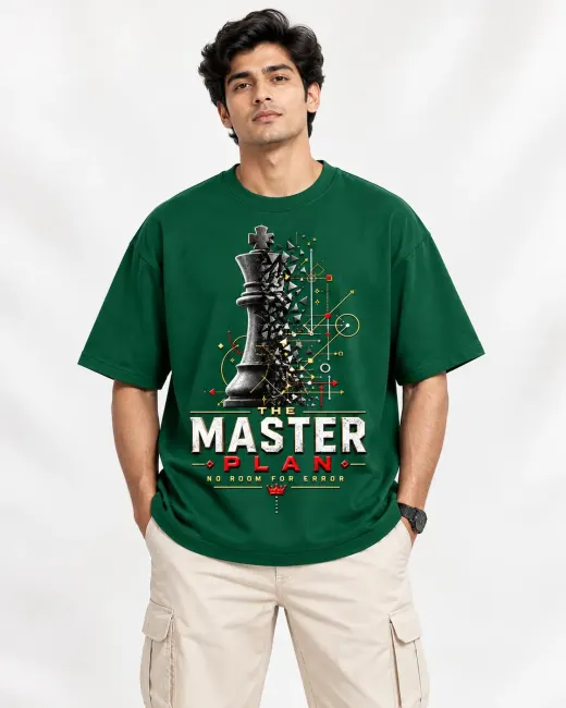 Master Plan Chess Oversized T-Shirt