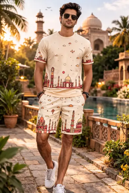 Men's Heritage Palace Skyline AOP T-Shirt
