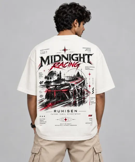 Midnight Racing Oversized T-Shirt
