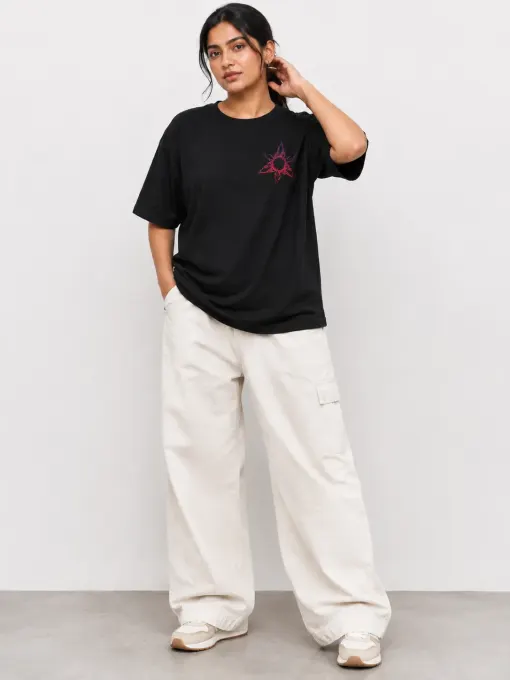 Mystic Stag Supima cotton plus-size T-shirt featuring a stag graphic
