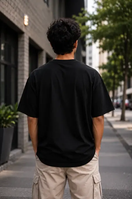 Oversized t-shirt featuring a NASA space graphic on the front