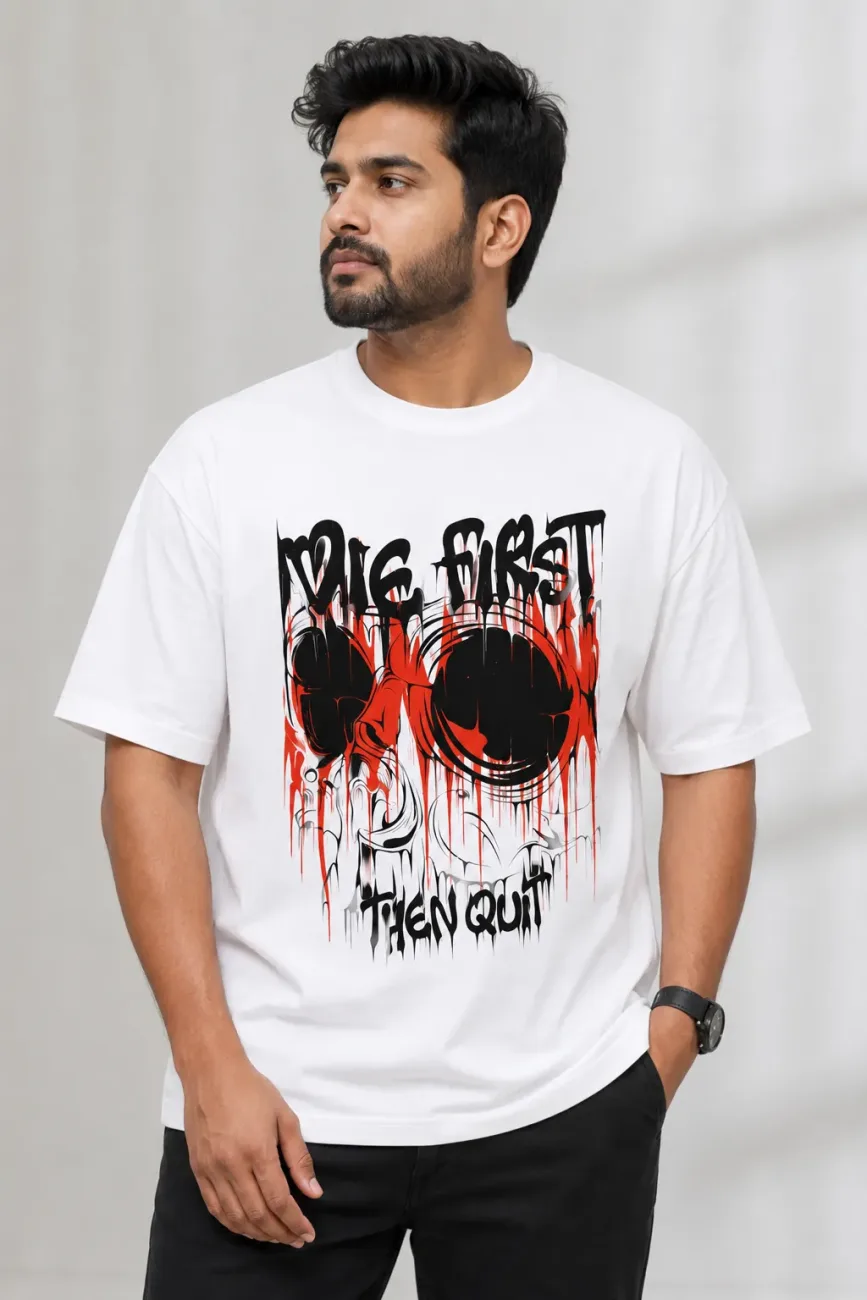 Never Quit Supima Cotton Plus Size T-Shirt