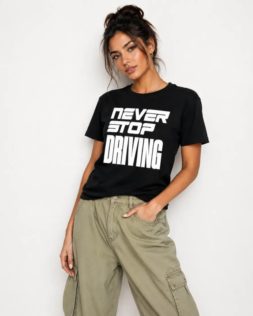 Never Stop Driving Tee