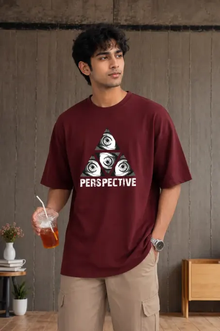 Perspective Geometric Graphic Supima Cotton T-Shirt