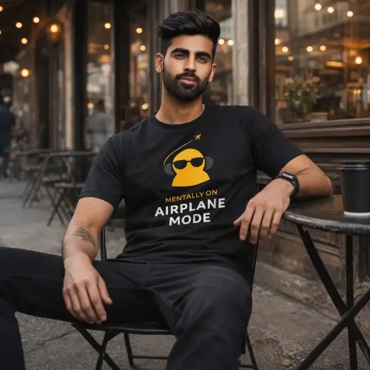 Prime Cotton Airplane mode Tshirt