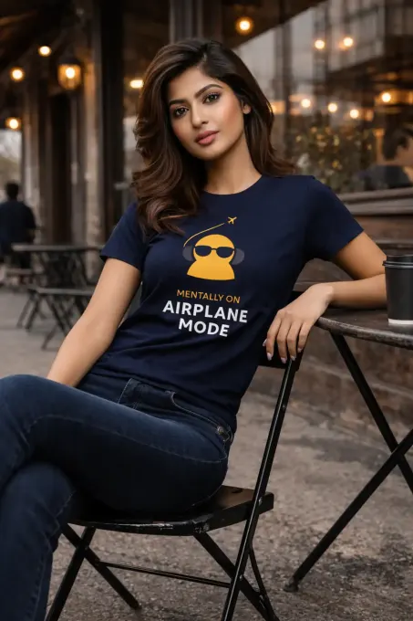 Prime Cotton Airplane mode Tshirt