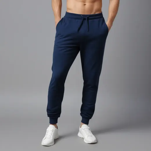 Navy Tapered Fit Men’s Jogger Pants