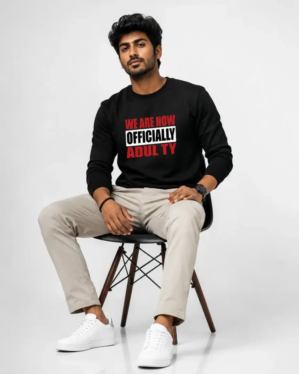 Officially Adultty Graphic Unisex Sweatshirt