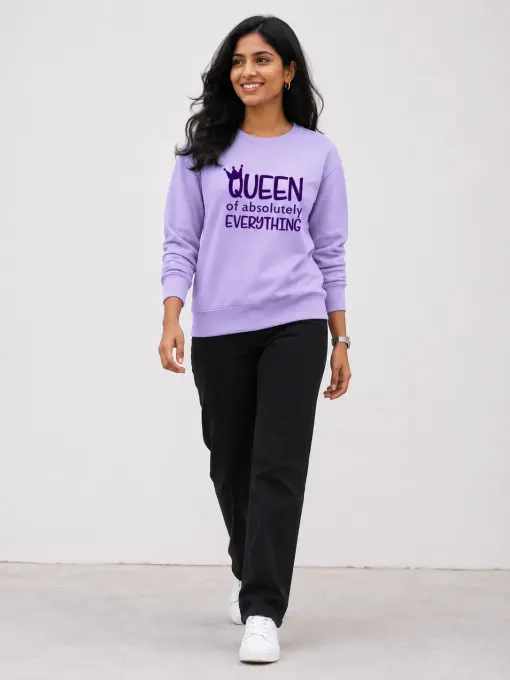 Queen Of Absolutely Everything sweatshirt — streetwear style graphic sweatshirt