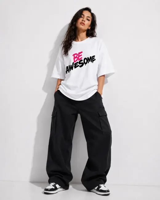 Ruhisen Street Cub oversized T-shirt, front view