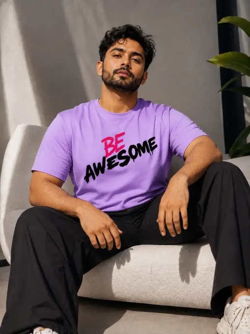 Be Awesome Teddy Supima Cotton Plus Size T-Shirt