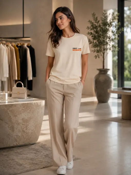 Circuit de Monaco Front & Back Supima Cotton  T-Shirt |