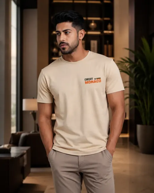 Circuit de Monaco Front & Back Supima Cotton  T-Shirt |