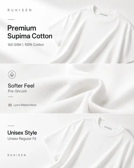 Energy Saving Supima Cotton T-Shirt