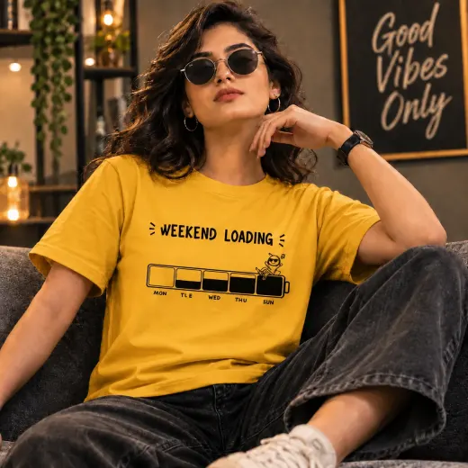 Weekend Loading supima cotton t shirt  T-Shirt