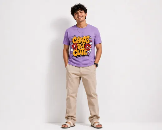 Chaos But Cute Classic Crew T-Shirt
