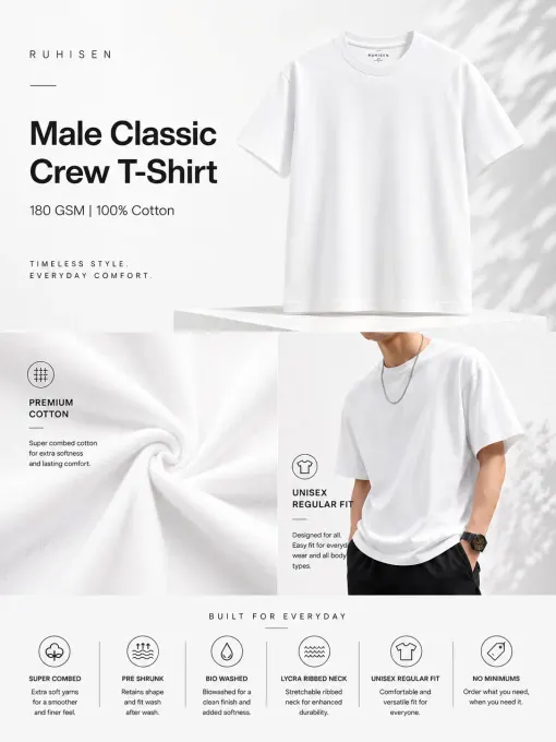 I'm Not Lazy Classic Crew T-Shirt