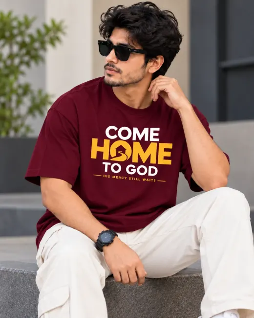 Come Home to God Oversized T-Shirt