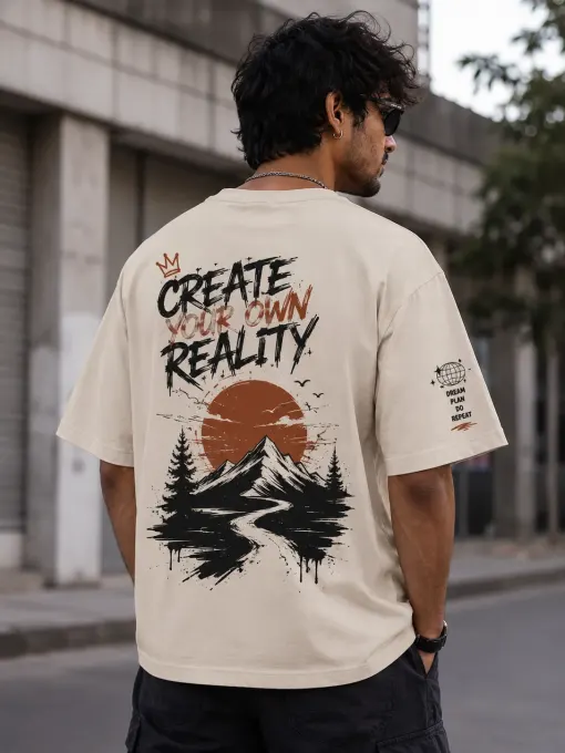 Create Your Own Reality Oversized T-Shirt