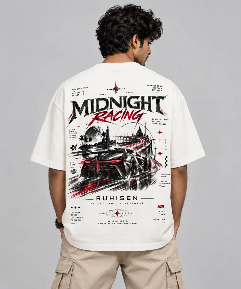 Midnight Racing Oversized T-Shirt