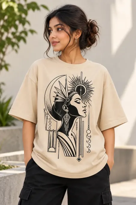 Celestial Queen Oversized T-Shirt