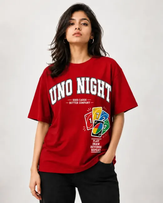 UNO Night Oversized T-Shirt