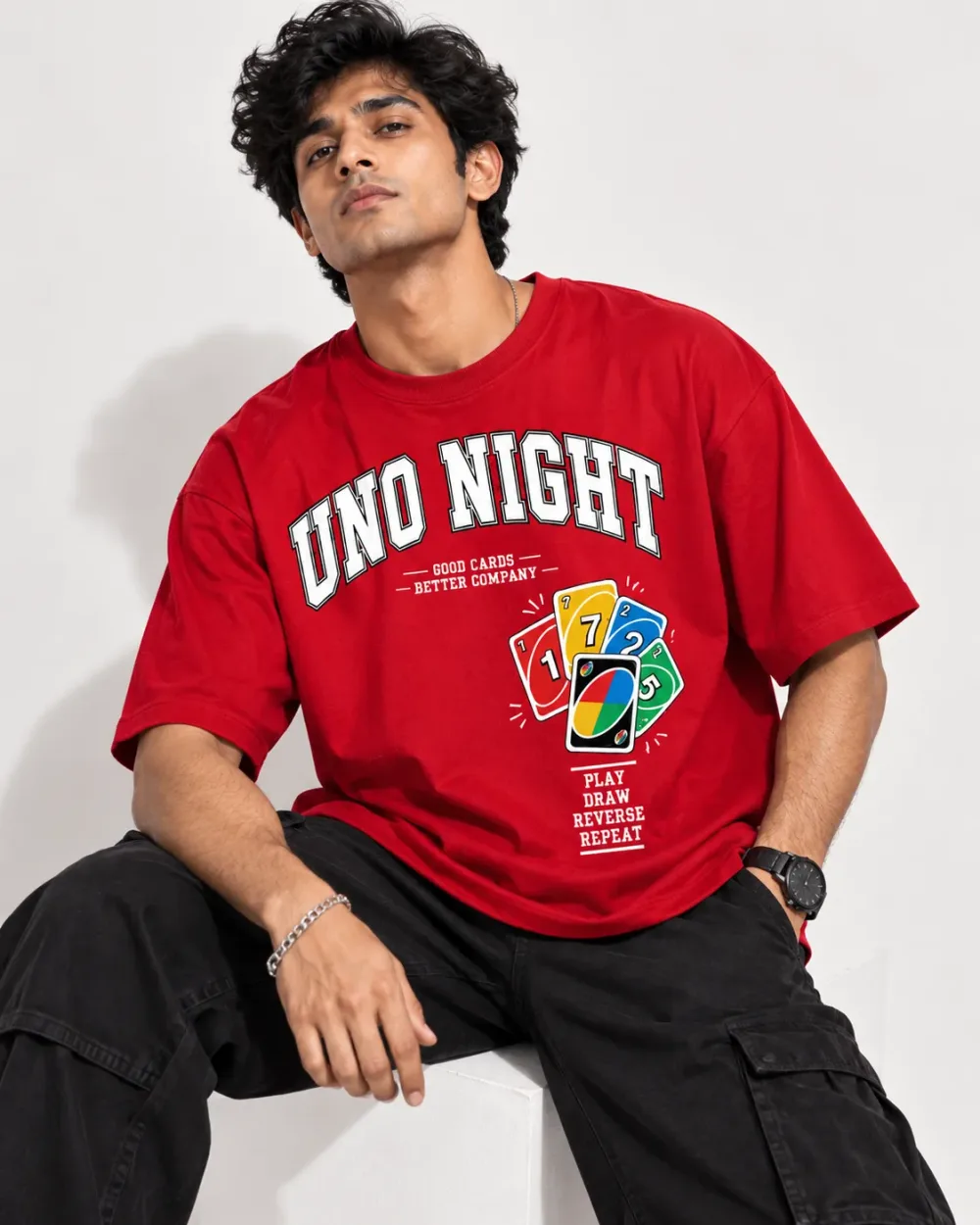 UNO Night Oversized T-Shirt