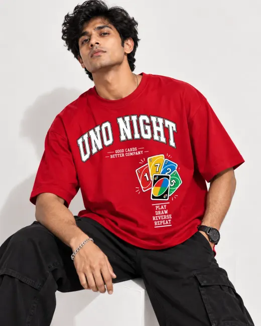 UNO Night Oversized T-Shirt