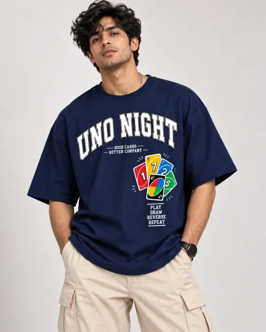 UNO Night Oversized T-Shirt