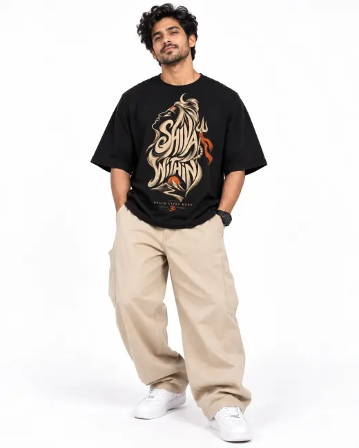 Shiva Within Oversized T-Shirt