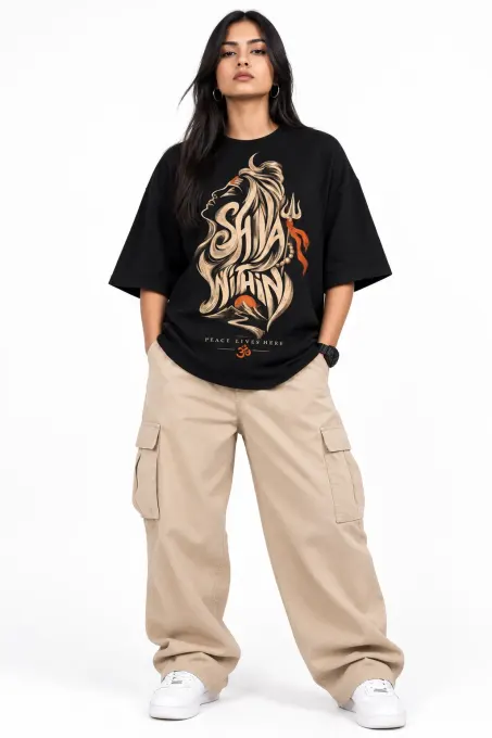 Shiva Within Oversized T-Shirt