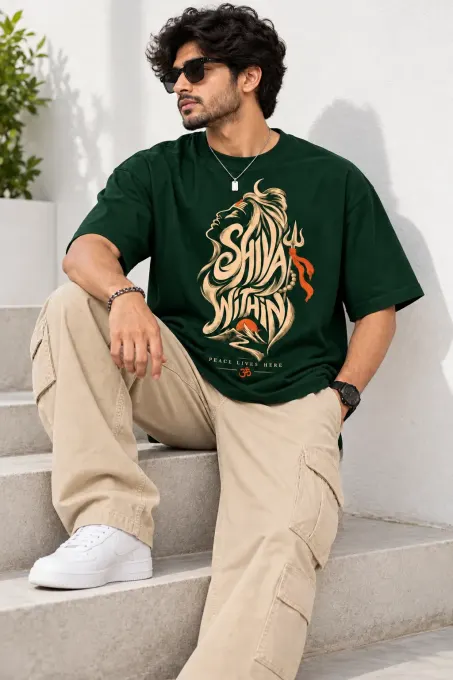 Shiva Within Oversized T-Shirt