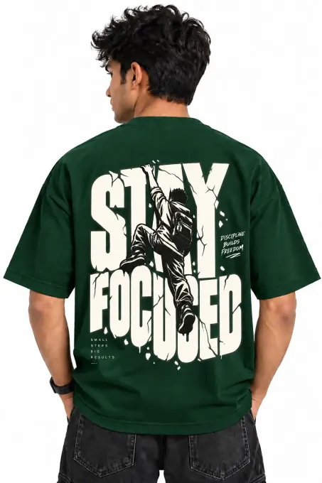 Stay Focused Oversized T-Shirt