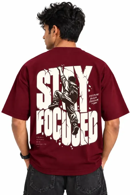 Stay Focused Oversized T-Shirt