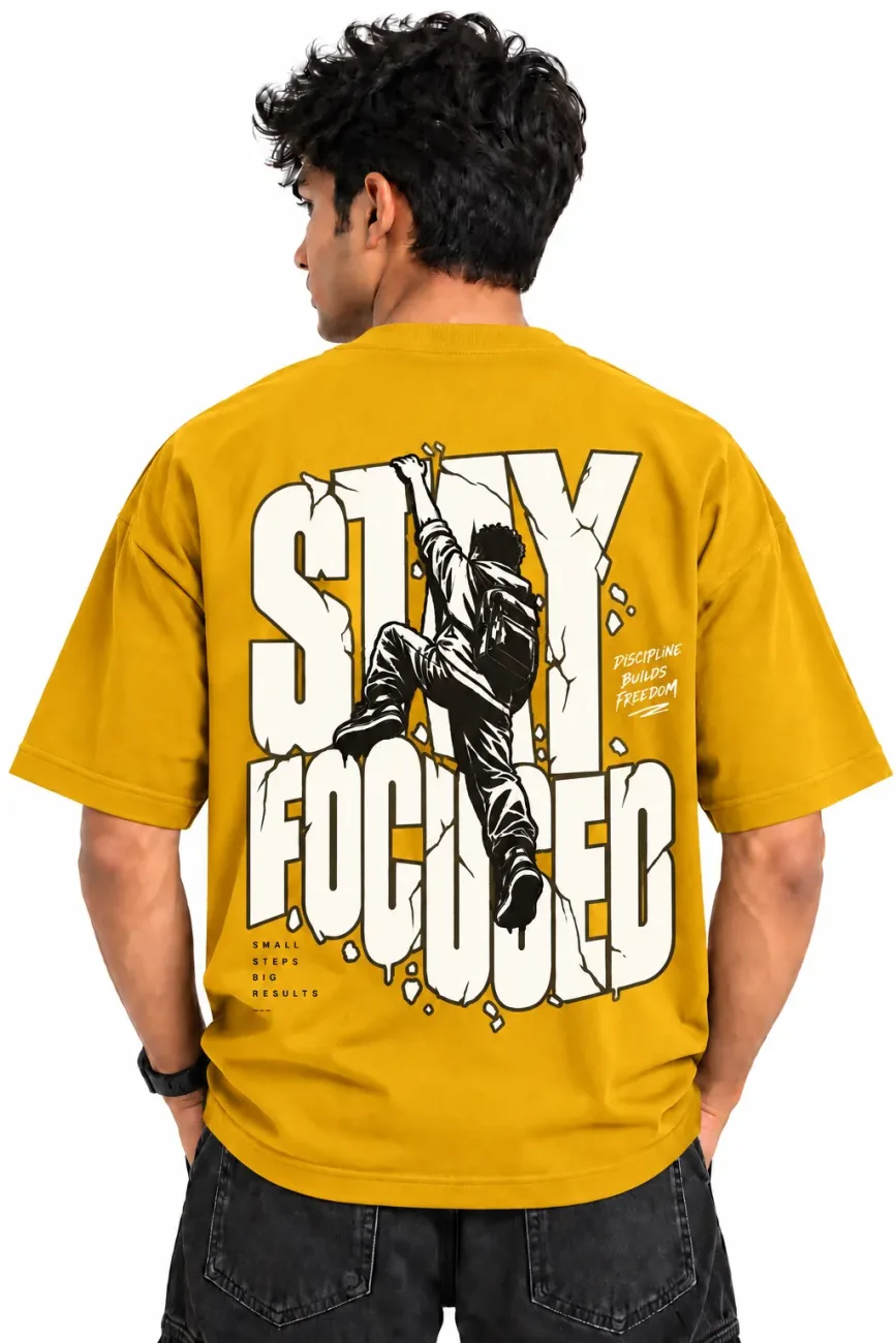Stay Focused Oversized T-Shirt