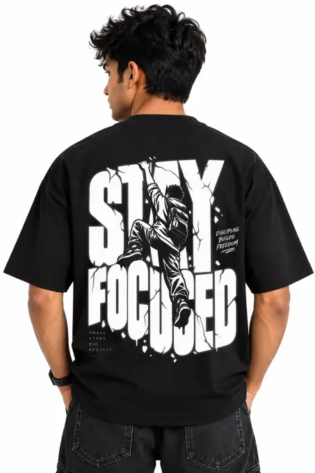 Stay Focused Oversized T-Shirt